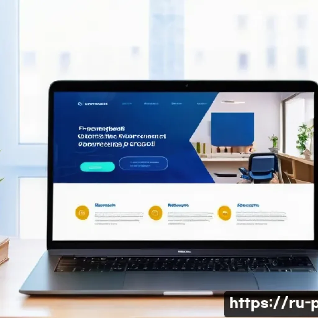 공공정책에서의 디지털 전환 사례 - A modern digital government service portal interface displayed on a desktop and smartphone screen, s...