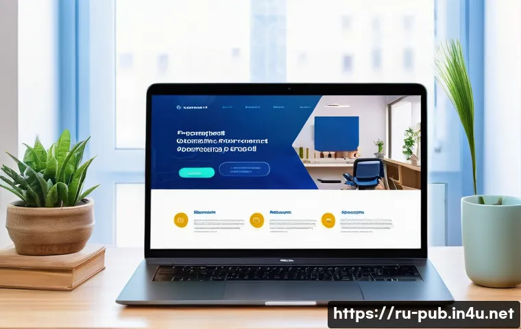 공공정책에서의 디지털 전환 사례 - A modern digital government service portal interface displayed on a desktop and smartphone screen, s...